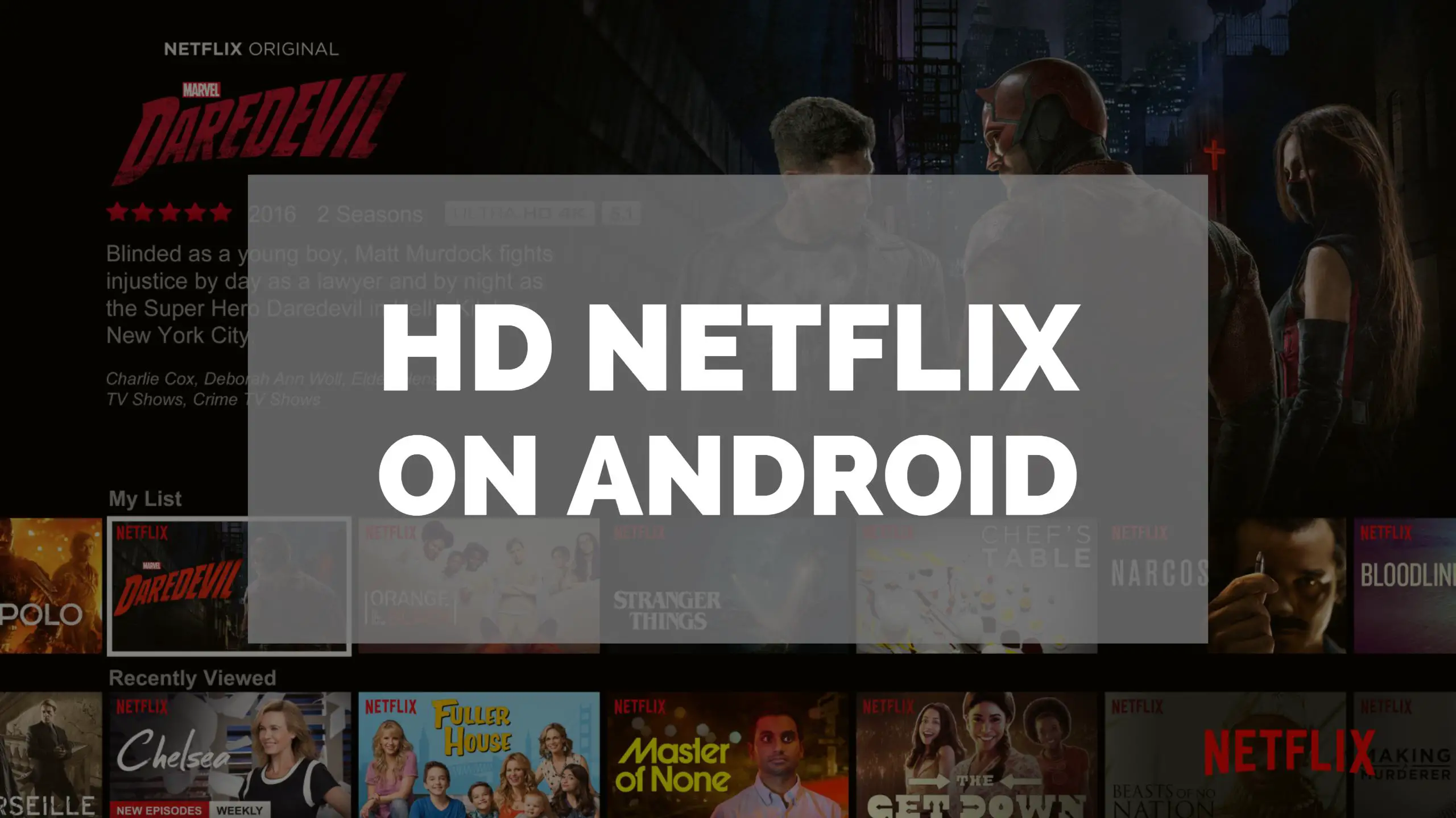 HD Netflix on Android Featured Image