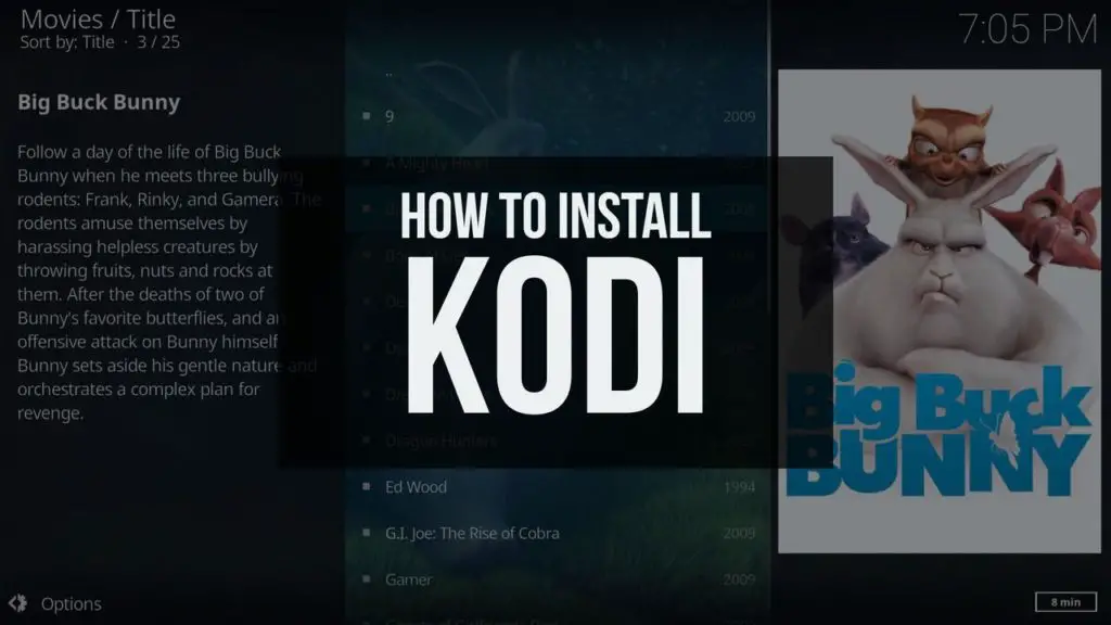 instaling Kodi 20.2