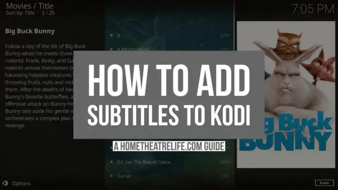 subtitle services for kodi